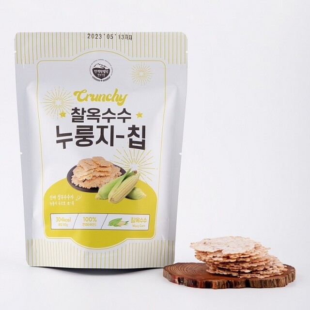 강원더몰,한계령웰빙 한입 찰옥수수 누룽지 칩